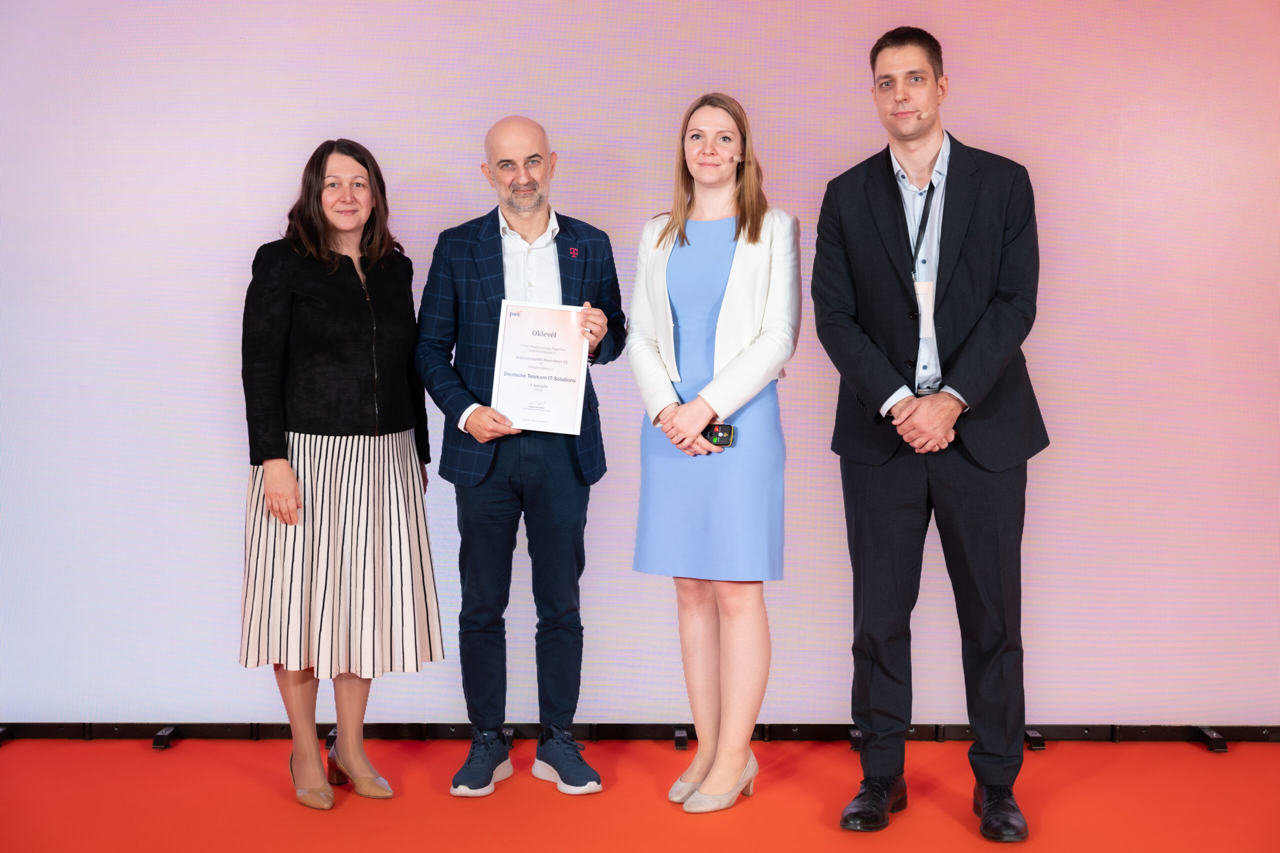 Belley Éva, HR igazgató | Kónya László, ügyvezető |a Deutsche Telekom IT Solutions